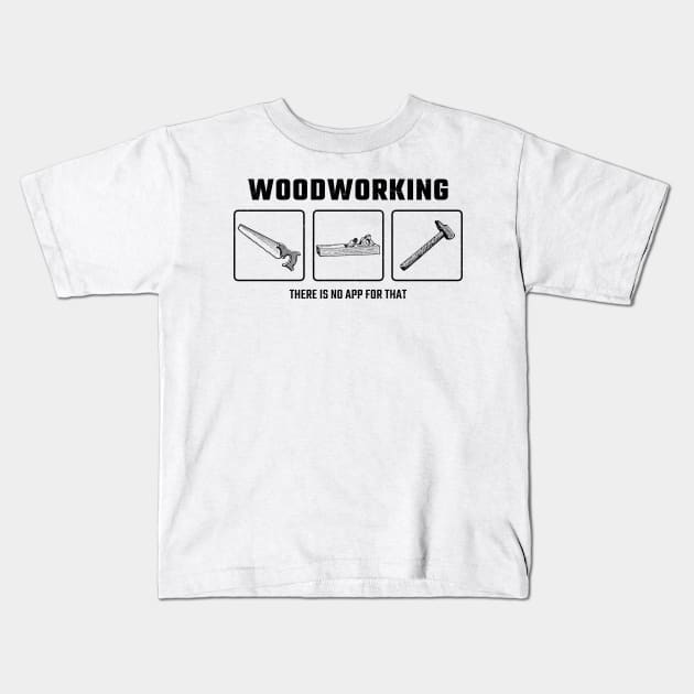 woodworking Kids T-Shirt by Mandala Project